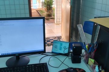 Manutenção de Computadores - Escola municipal José Eduardo Mendonça( Rural)