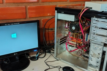 Manutenção de Computadores da escola + manutenção de notebooks de professores - Escola Crispim Marques(Rural)
