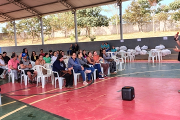 Seminário de apresentação para pais de alunos + cursos EAD gratuitos, escola municipal Crispim Marques